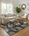 Seaside Haven Rugs Collection Area Rug -  Lighthouse (Black and White) Rectangle Black and White  lifestyle 13