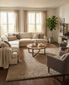 Plush Oasis Collection Area Rug - Serenity (Taupe) Rectangle Taupe  lifestyle 24