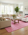 Savannah Pergola Collection Area Rug -  Pergola (Fuschia) Rectangle Fuschia  lifestyle 3