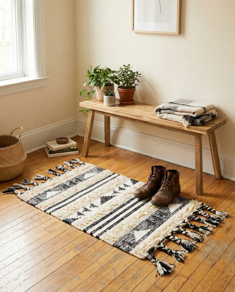 Sonoran Collection Area Rug - Montezuma Rectangle Charcoal  lifestyle 65