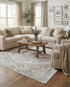 Cambridge Classics Collection Area Rug -  Fitzwilliam (Cream) Rectangle Cream  lifestyle 7