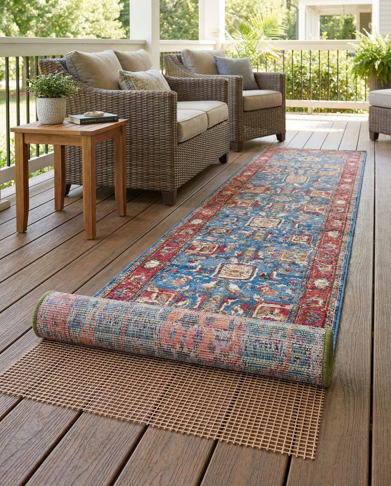 All-Weather Floor Shield Collection Rug Pad - Terracotta Runner Brown  lifestyle 35