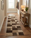Autumn Meadow Collection Area Rug -  Sycamoreside (Light Brown) Runner Light Brown  lifestyle 58