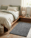 Cozy Comfort Shag Collection Area Rug - Haven (Pebble Gray) Rectangle Pebble Gray  lifestyle 5