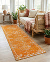Dover Terrace Collection Area Rug -  Lagoon (Orange) Runner Orange  lifestyle 68