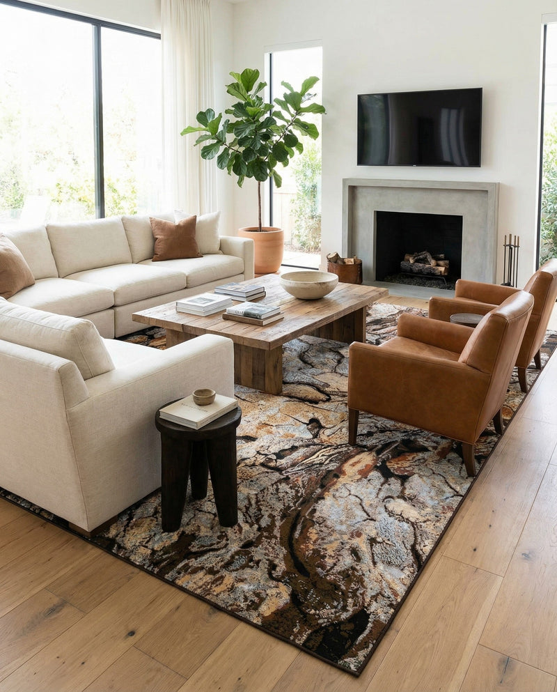 Urban Terrace Collection Area Rug -  Horizon Rectangle Multi  lifestyle 17