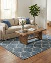 Savannah Pergola Collection Area Rug - Arbor (Navy Blue) Rectangle Navy Blue  lifestyle 21