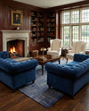 Berkshire Estate Collection Area Rug - Windsor (Blueberry) Square Blueberry  lifestyle 55