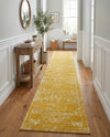 Dover Terrace Collection Area Rug -  Lagoon (Yellow) Runner Yellow  lifestyle 57