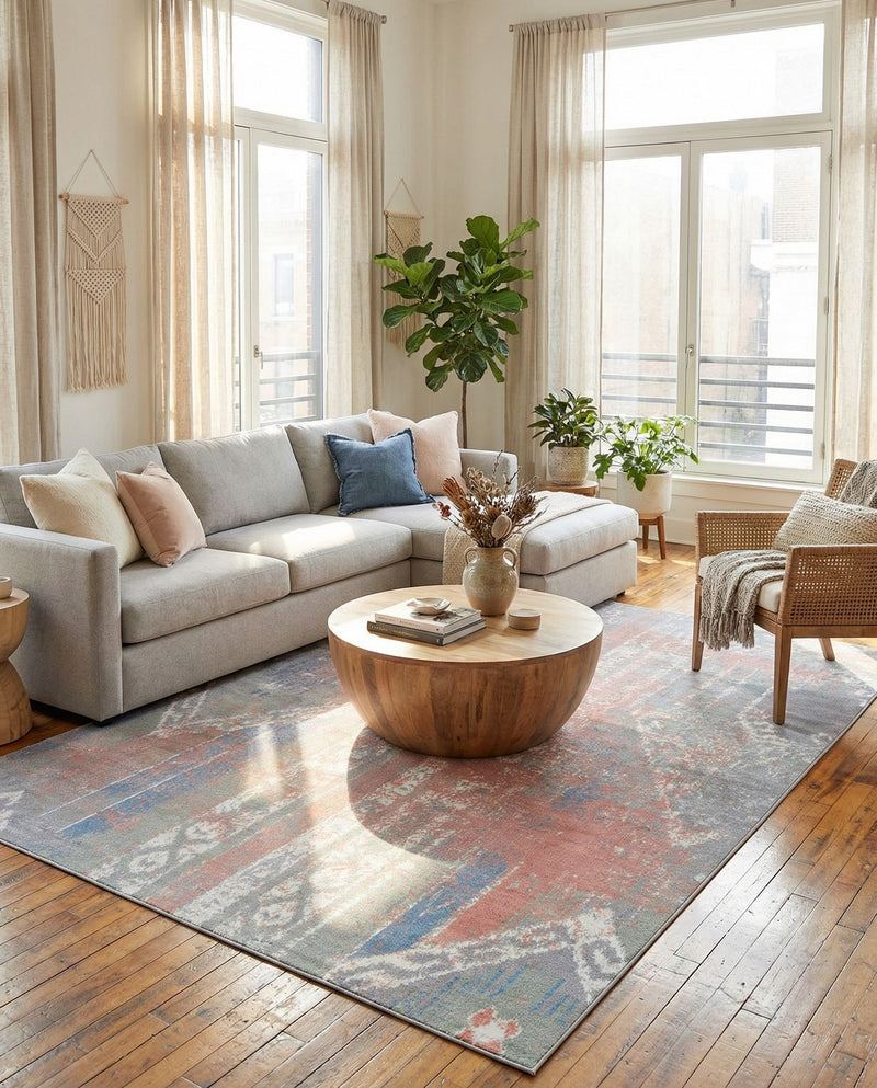 Aegean Elegance Washables Collection Area Rug -  Zakynthos Rectangle Multi  lifestyle 14