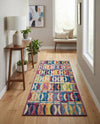 Urban Terrace Collection Area Rug -  Boardwalk Runner Multi  lifestyle 68