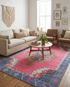 Heritage Elegance Collection Area Rug -  Winterthur (Fuchsia) Rectangle Fuchsia  lifestyle 18