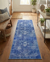 Heritage Elegance Collection Area Rug -  Windsor (Navy Blue) Runner Navy Blue  lifestyle 24