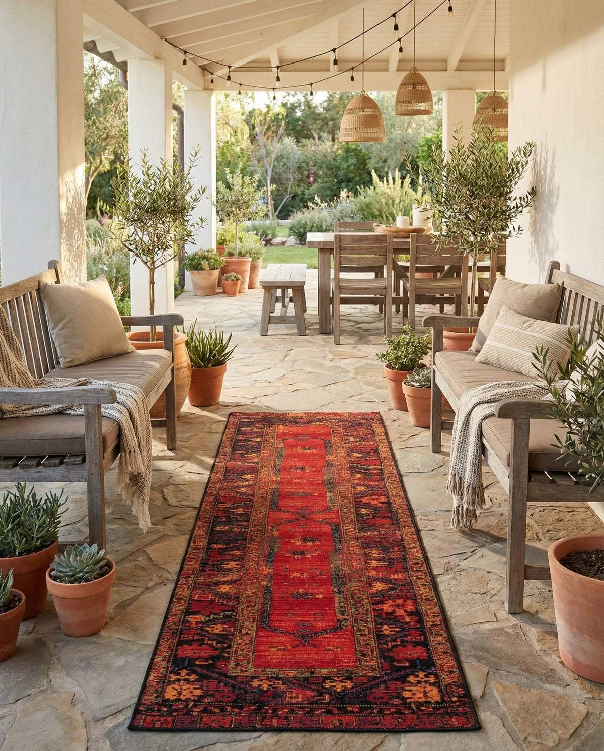 Safari Escape Rugs Collection Area Rug - Serengeti Runner Multi  lifestyle 97