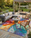 Urban Terrace Collection Area Rug -  Laneway Rectangle Multi  lifestyle 50
