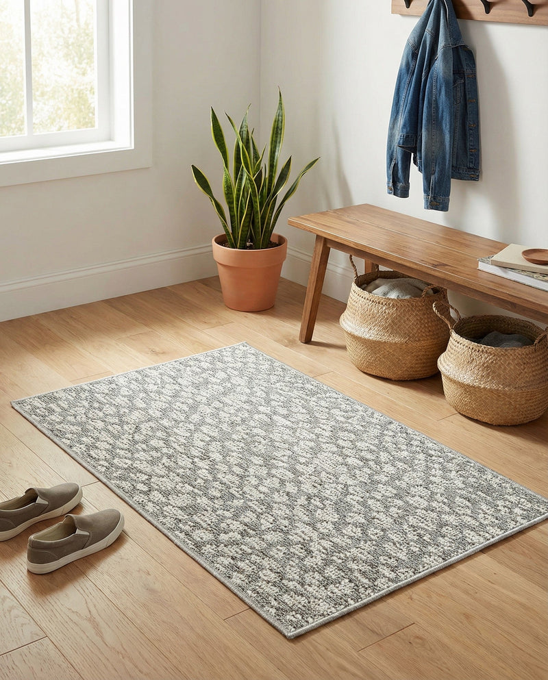Savannah Escape Collection Area Rug - Mara Rectangle Light Gray  lifestyle 14