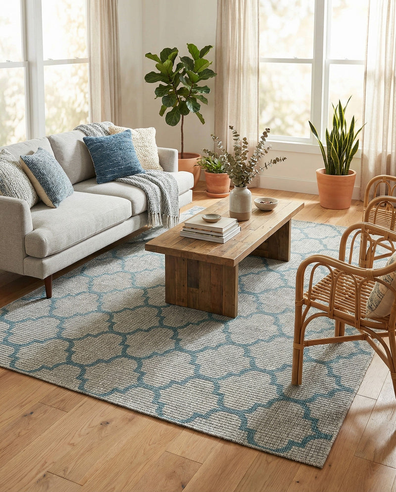Savannah Pergola Collection Area Rug - Arbor (Gray) Rectangle Gray  lifestyle 17