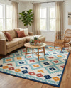 Caribbean Terrace Collection Area Rug -  Tobago Rectangle Ivory  lifestyle 32
