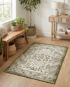 Tribal Terrace Treasures Collection Area Rug - Mayan Marina (Green) Rectangle Green  lifestyle 31