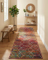 Trellis Mosaic Collection Area Rug - Arborville (Multi) Runner Multi  lifestyle 29