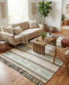 Sonoran Collection Area Rug - Montezuma Rectangle Aquamarine  lifestyle 23