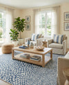 Urban Oasis Rugs Collection Area Rug -  Terrace (Blue) Square Blue  lifestyle 26