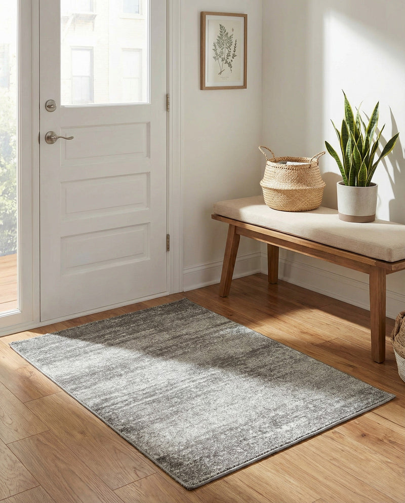 Studio Haven Collection Area Rug -  Gallery (Gray) Rectangle Gray  lifestyle 27