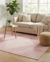 Urban Terrace Collection Area Rug -  Chelsea (Pink) Rectangle Pink  lifestyle 8