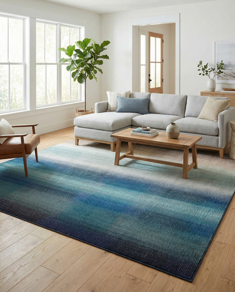 Marrakesh Elegance Collection Area Rug -  Agadir Rectangle Blue  lifestyle 6