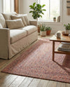 Sustainable Strands Indoor-Outdoor Oasis Collection Area Rug -  Sandbar (Multi) Rectangle Multi  lifestyle 4