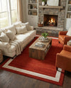 Studio Haven Collection Area Rug -  Alcove (Terracotta) Rectangle Terracotta  lifestyle 5