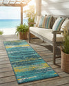 Seaside Haven Rugs Collection Area Rug -  Sandbar Runner Multi.Blue  lifestyle 69