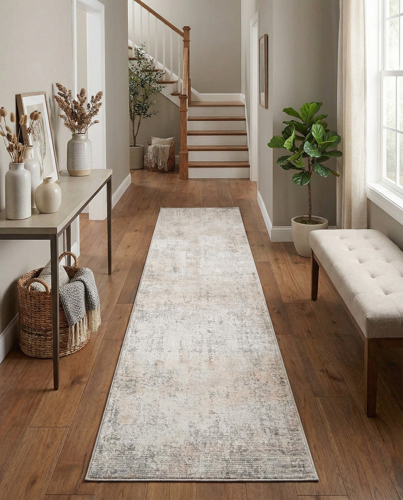 Aegean Elegance Collection Area Rug -  Ithaca Runner Gray  lifestyle 39