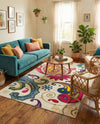 Marrakesh Elegance Collection Area Rug -  Beni Rectangle Cream  lifestyle 7