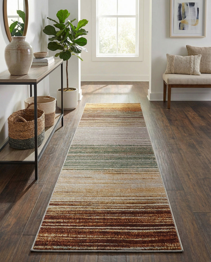 Urban Terrace Collection Area Rug -  Corsica Runner Multi  lifestyle 46