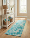 Seaside Haven Rugs Collection Area Rug -  Seaside Runner Teal  lifestyle 67