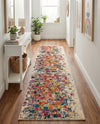 Marrakesh Elegance Collection Area Rug -  Azilal Runner Multi  lifestyle 73