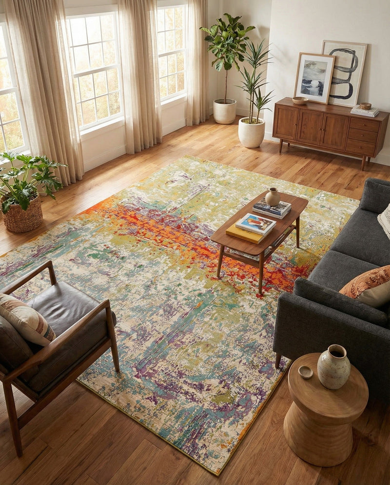 Urban Terrace Collection Area Rug -  Terrace Rectangle Multi  lifestyle 6