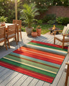 Urban Terrace Collection Area Rug -  Canopy Rectangle Multi  lifestyle 16