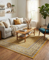 Soho Elegance Collection Area Rug -  Mercer (Yellow) Rectangle Yellow  lifestyle 20