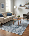 Cambridge Classics Collection Area Rug -  Magdalene (Blue) Rectangle Blue  lifestyle 10