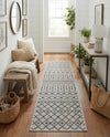 Savannah Pergola Collection Area Rug -  Pergola (Gray) Runner Gray  lifestyle 65
