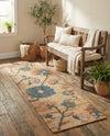 Benares Handwoven Jute Collection Area Rug -  Ramnagar Runner Multi  lifestyle 13