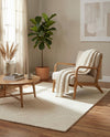 Nordic Loom Geometric Collection Area Rug - Oslo Rectangle Pearl Ivory  lifestyle 7