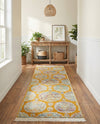 Arcadia Rugs Collection Area Rug -  Atlantis (Orange) Runner Orange  lifestyle 76