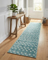 Garden Lattice Charm Collection Area Rug -  Pergola (Aqua) Runner Aqua  lifestyle 41