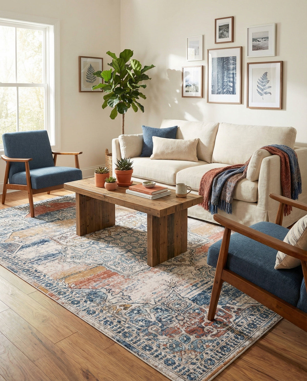 Mykonos Manor Collection Area Rug -  Tinos (Multi) Rectangle Multi  lifestyle 29