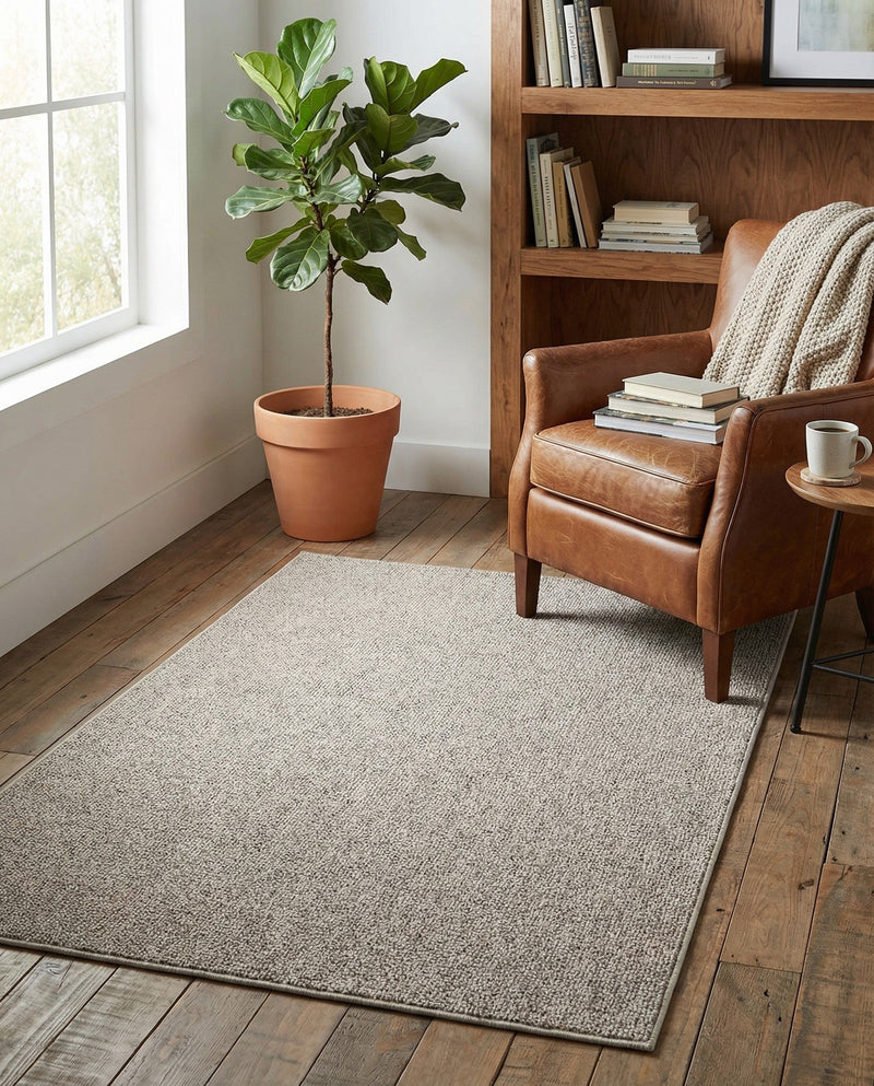 Seaside Serenity Collection Area Rug - Marina Rectangle Light Gray  lifestyle 17