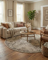 Gobi Sands Collection Area Rug -  Taklamakan Round Beige  lifestyle 38
