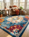 Beverly Grove Collection Area Rug - Melrose (Multi) Rectangle Multi  lifestyle 7